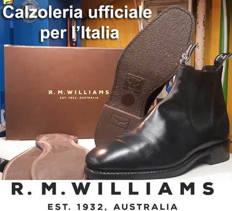 Calzolaio ufficiale R.M.Williams per l'Italia