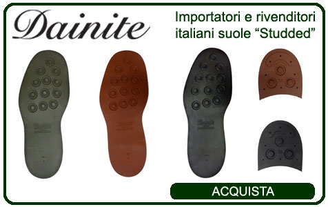 Dainite - importatori e rivenditori italiani suole Studded