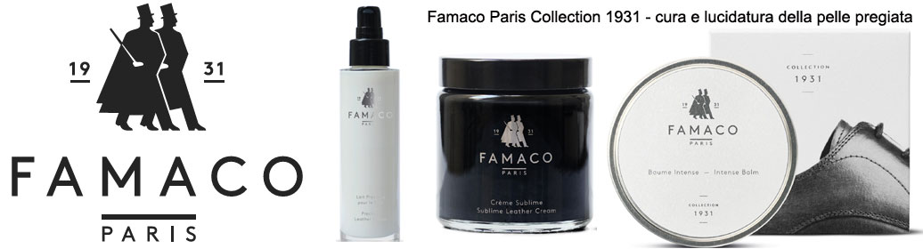 Famaco Paris - Collezione 1931 per la cura e il nutrimento della pelle di calzature pregiate